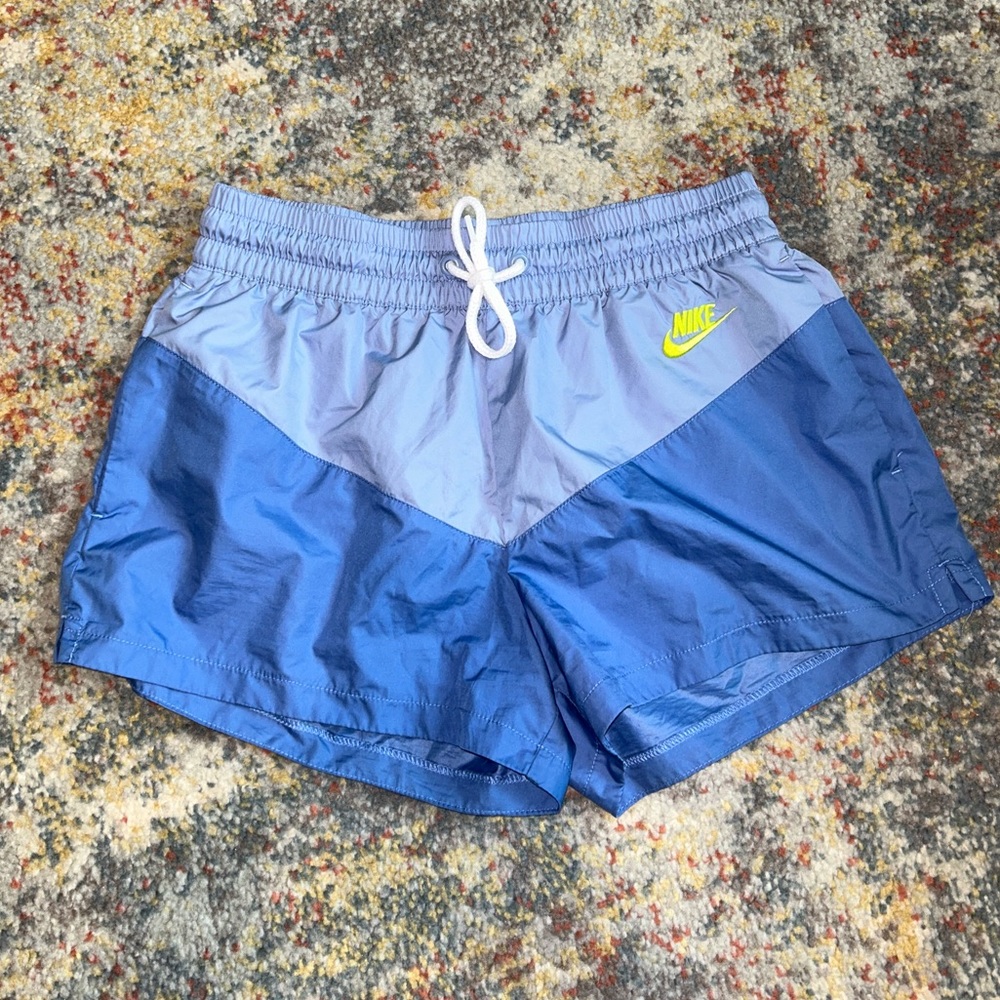 Nike Two-tone Blue Athletic Shorts